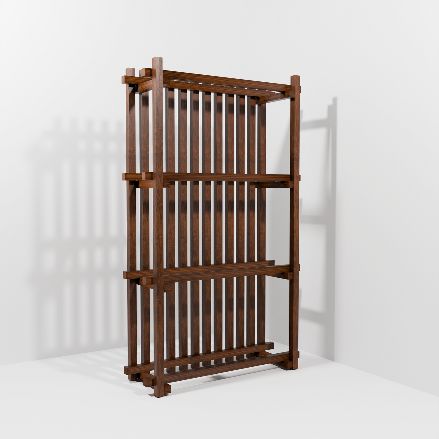 Plant-Rig Solid Timber Modular Planting & Partition System – Slatted Back