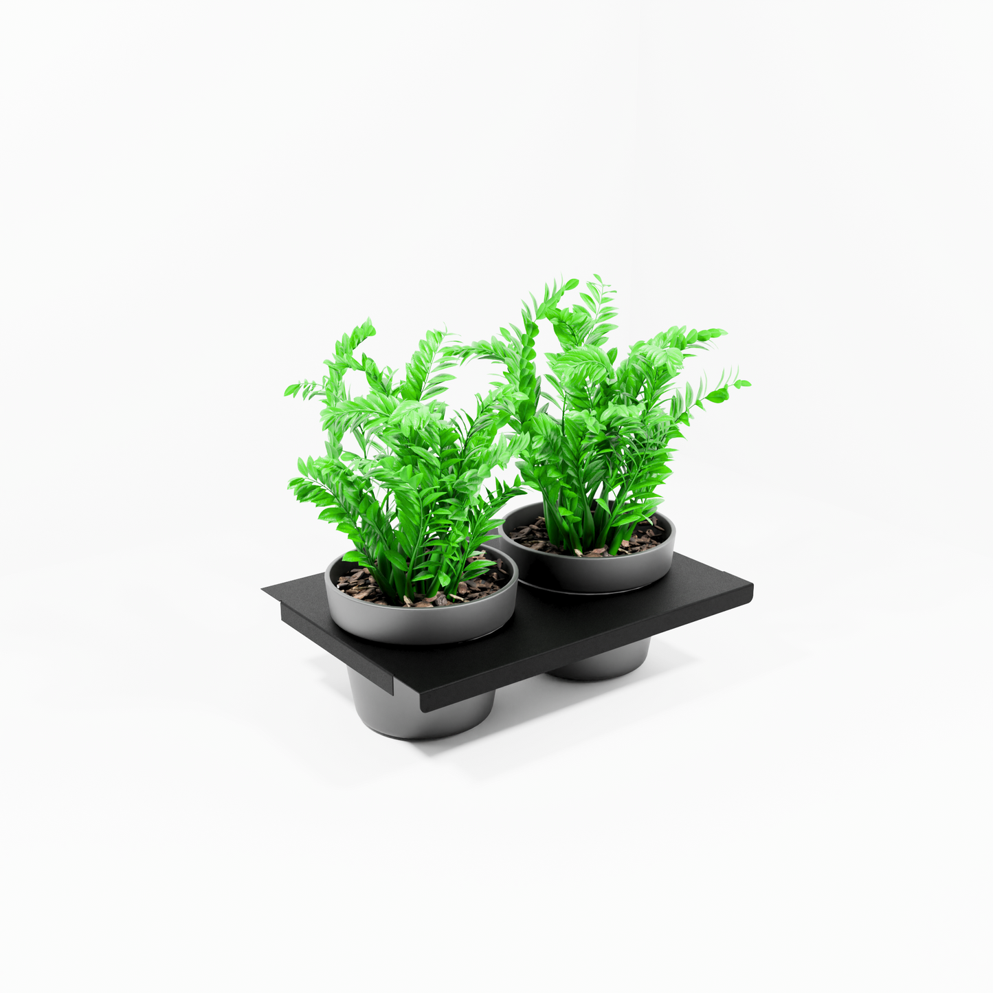 Plant-Rig 600 mm Docking Shelf – Modular Room Divider System – Powdercoated