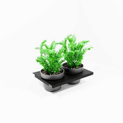 Plant-Rig 600 mm Docking Shelf – Modular Room Divider System – Powdercoated