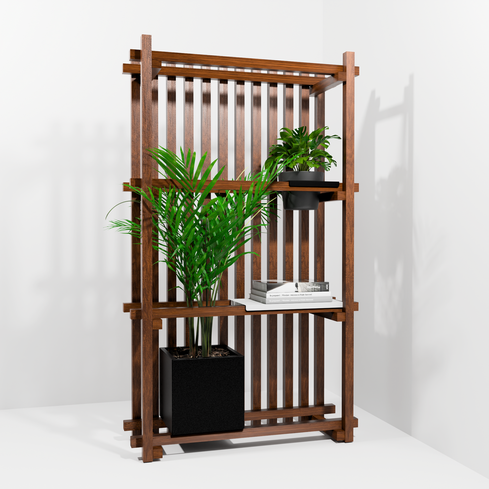 Plant-Rig Solid Timber Modular Planting & Partition System – Slatted B ...