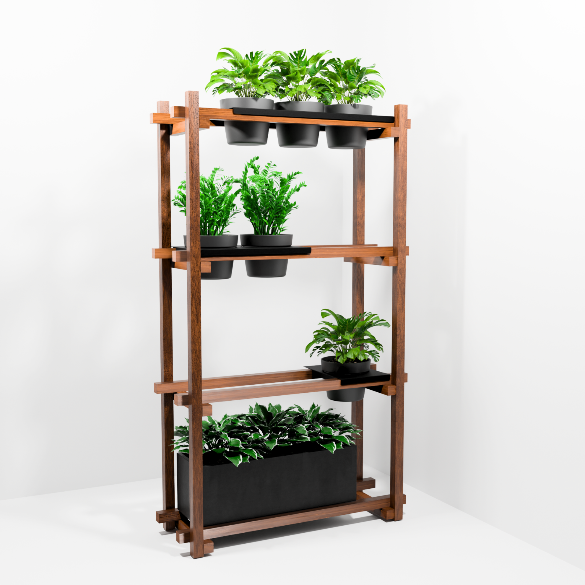 Plant-Rig Solid Timber Modular Planting & Partition System – Open Fram ...