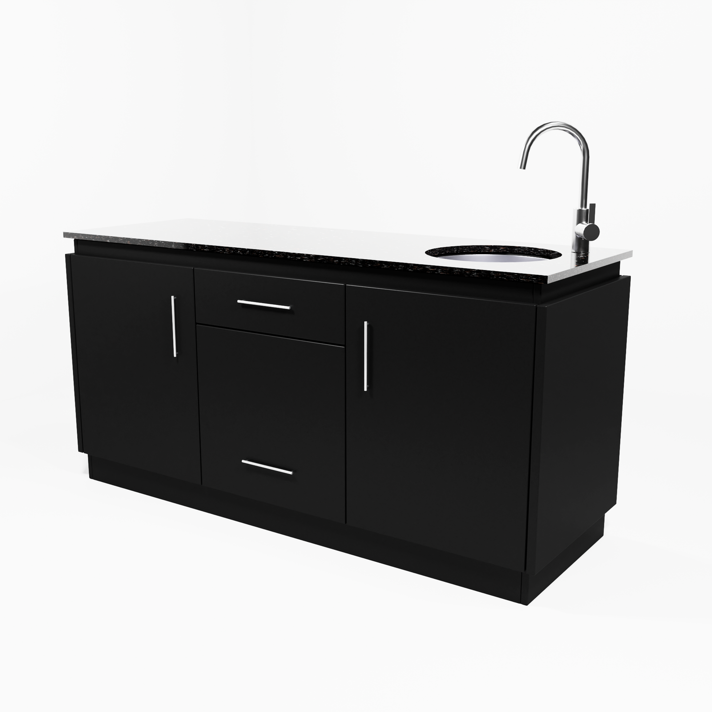 Vero Outdoor Kitchen – All-in-One Workstation with Built-In Prep Sink & Mixer Tap – Contour Range