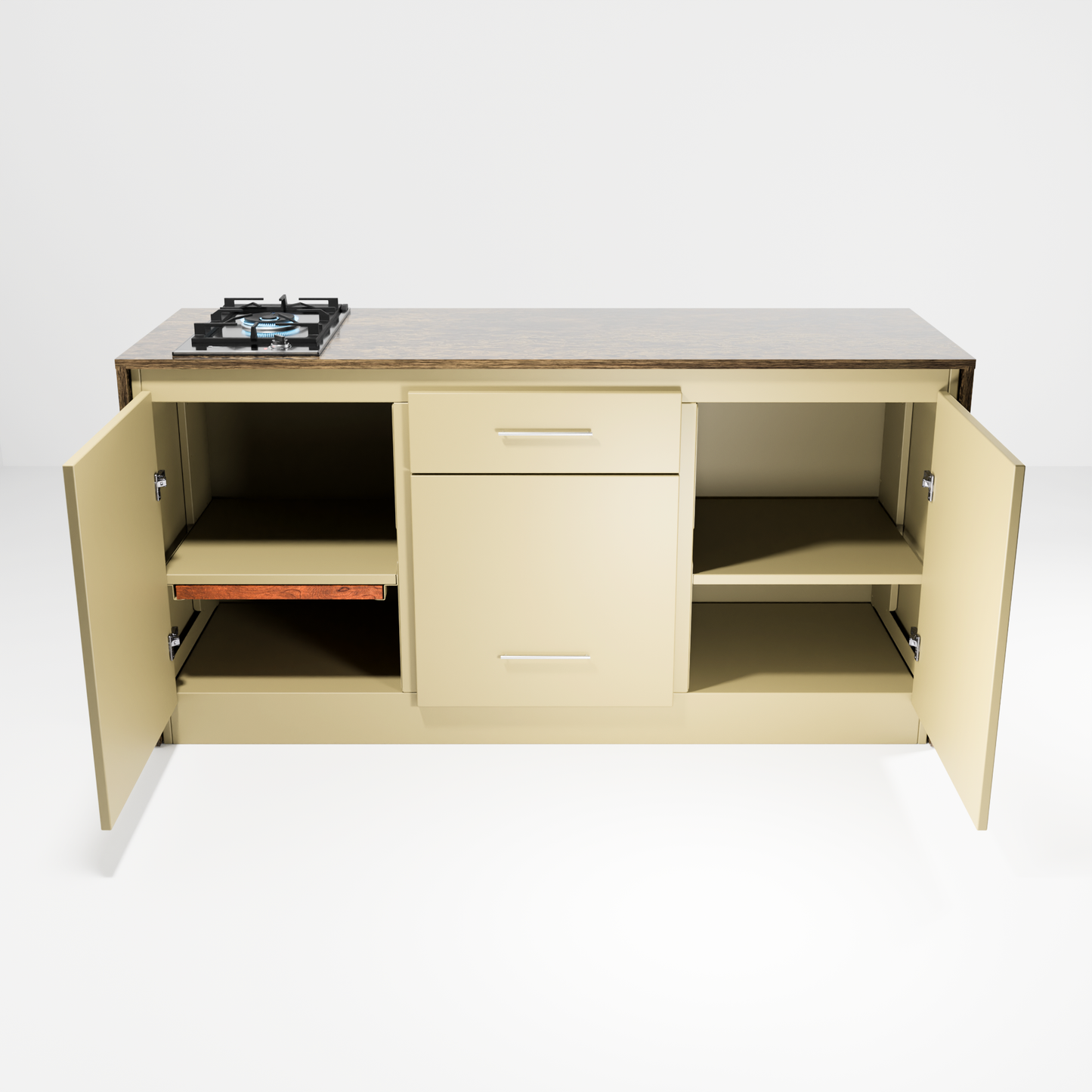 Vero Outdoor Kitchen – All-in-One Workstation with Built-In Gas Hob  – Monolith Range