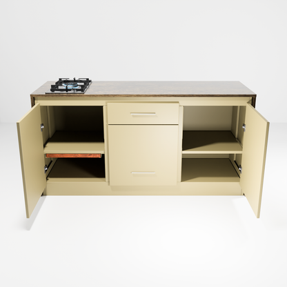 Vero Outdoor Kitchen – All-in-One Workstation with Built-In Gas Hob  – Monolith Range