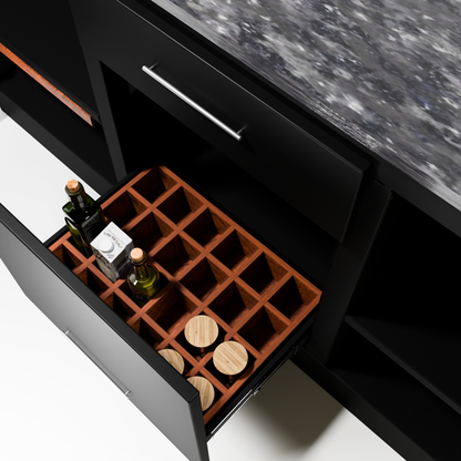 Vero Outdoor Kitchen – All-in-One Workstation with Built-In Prep Sink & Mixer Tap – Monolith Range